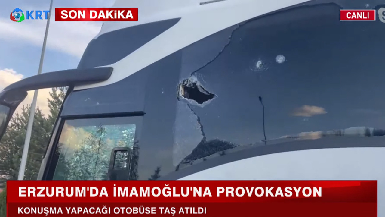 Ekrem İmamoğlu'na Erzurum'da taşlı saldırı - Resim : 1