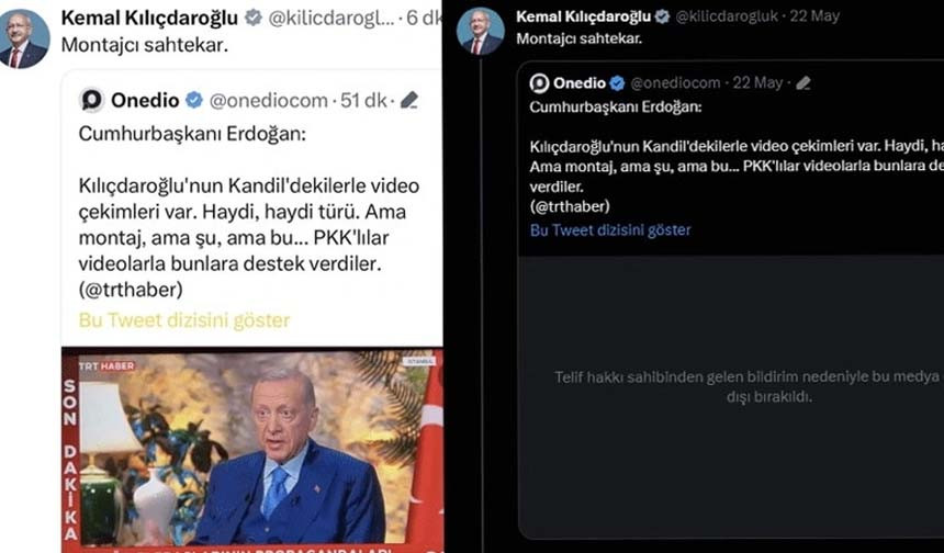 TRT, Erdoğan'ın 'montaj itirafına' telif attı - Resim : 1