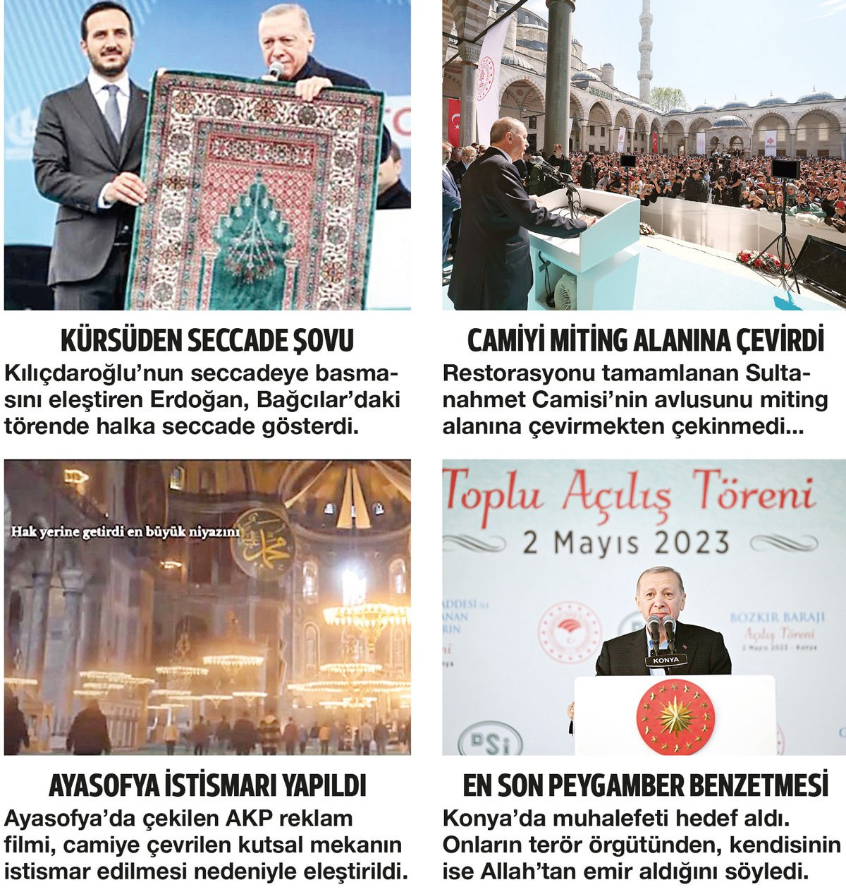 AKP, seçim kozu olarak dini sembolleri kullanıyor  - Resim : 1