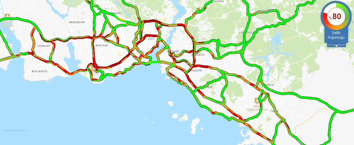 İstanbul trafiğinde yağmur yoğunluğu - Resim : 1