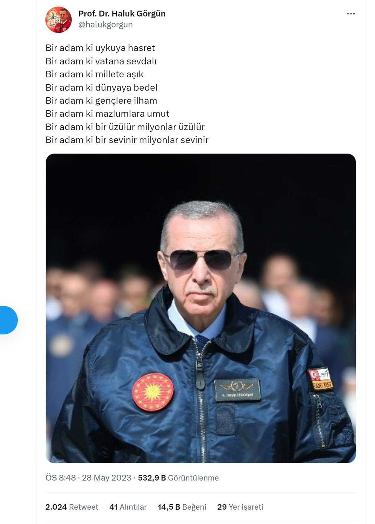 Erdoğan’a şiir yazdı, Savunma Sanayii Başkanlığı’na atandı - Resim : 1