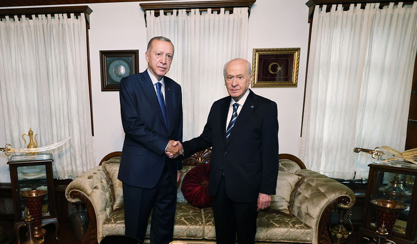 Erdoğan'dan Devlet Bahçeli'ye sürpriz ziyaret - Resim : 1