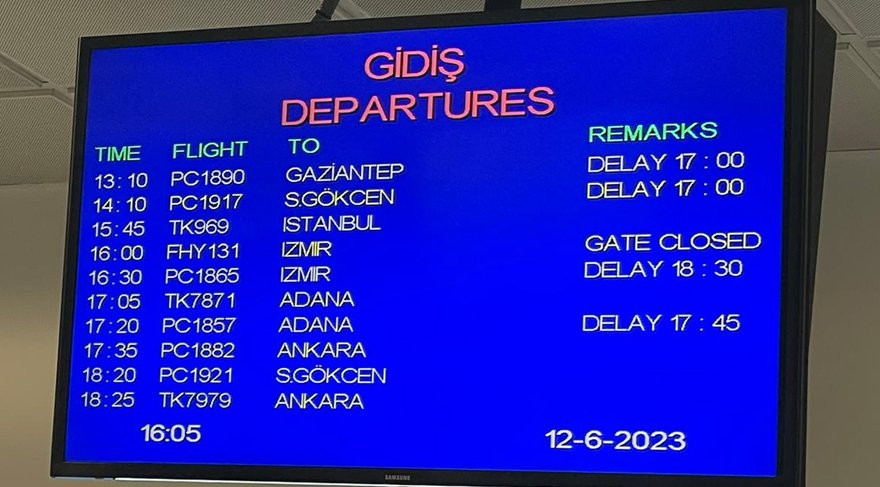 Erdoğan nedeniyle Ercan Havalimanı’ndaki uçuşlar aksadı iddiası - Resim : 1