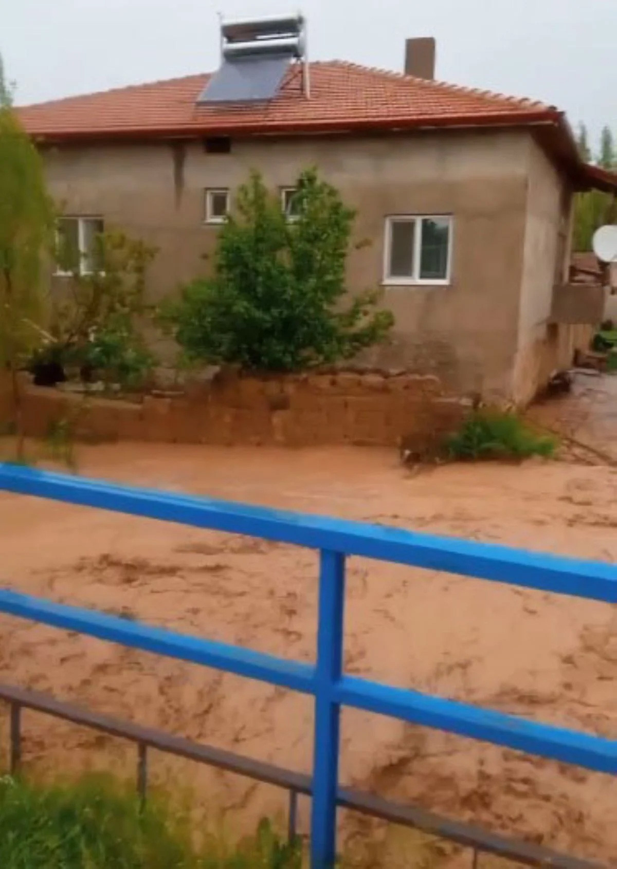 Sivas'ta şiddetli sağanak sele neden oldu: Evleri su bastı - Resim : 1
