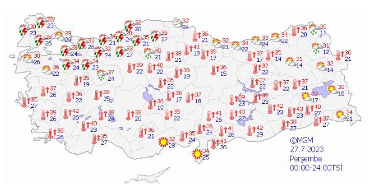 Meteoroloji'den serinleten rapor: Yağışlı hava geliyor - Resim : 1