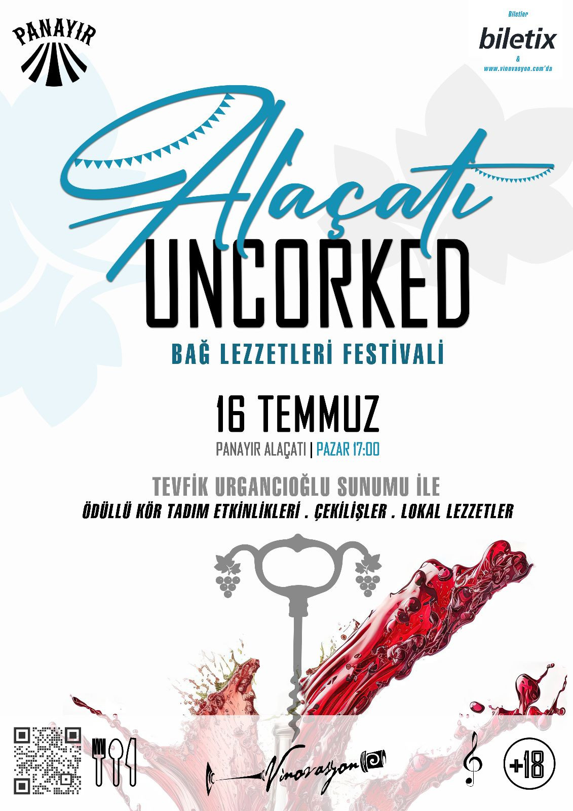 Bu Yazın En Lezzetli Festivali Alaçatı Uncorked Fest ile Bağ Lezzetleri başlıyor! - Resim : 1
