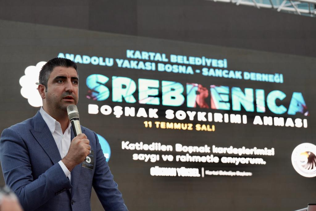 Srebrenitsa Soykırımı şehitleri, Kartal’da anıldı - Resim : 1