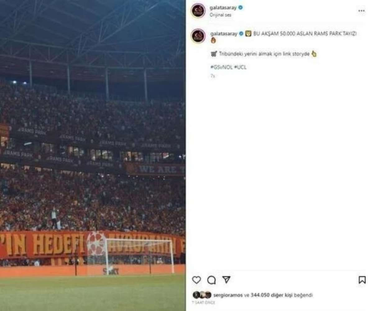 Sergio Ramos'tan Galatasaray'a beğeni - Resim : 1
