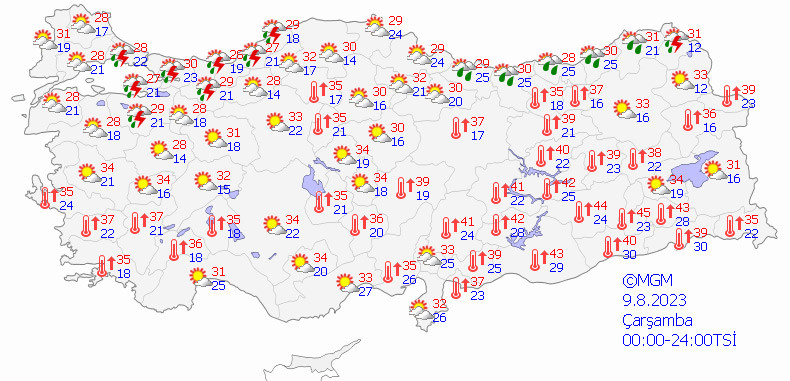 İstanbul dahil birçok ile sağanak uyarısı - Resim : 1