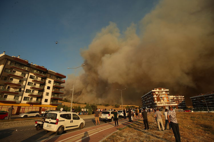 Çanakkale’de orman yangını: Köyler boşaltıldı, trafik askıya alındı... - Resim : 3