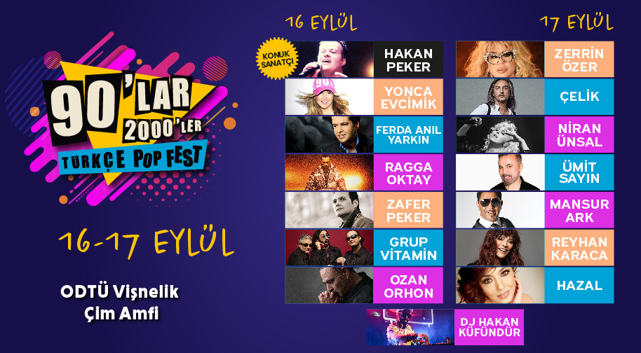 Ankara'da iki dev festival... İşte '90'lar & 2000’ler Türkçe Pop Fest' ve 'Oktoberfest'in tarihleri ve yeri... - Resim : 1