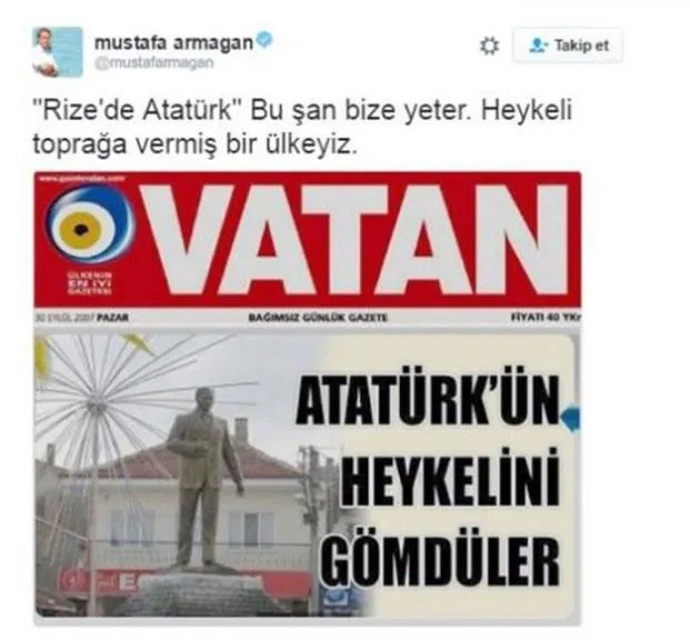 Tescilli 'Atatürk düşmanı' Mustafa Armağan usta gazeteci Adnan Bulut'tan şikayetçi oldu - Resim : 2