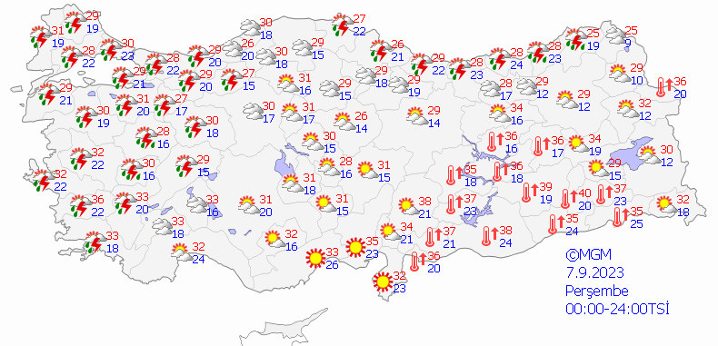 Meteoroloji’den birçok ile yağış uyarısı - Resim : 1