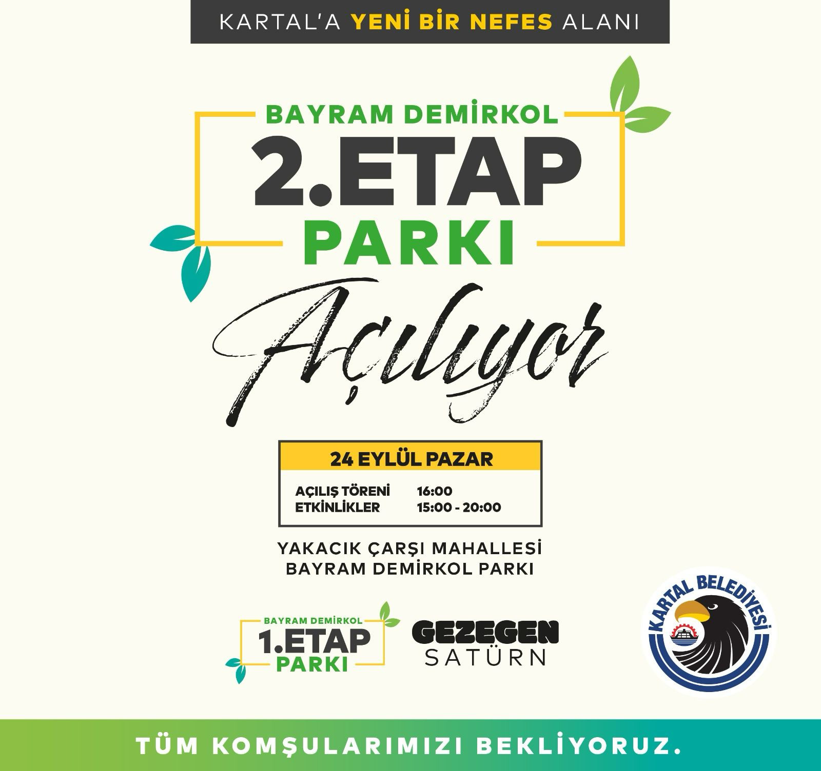 Kartal'ın en büyük projesi 'Bayram Demirkol Parkı' açılıyor... - Resim : 1