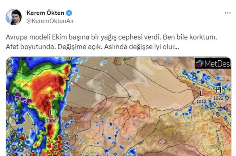 Meteoroloji Uzmanı Kerem Ökten'den İstanbul uyarısı: Tarih verdi... - Resim : 1