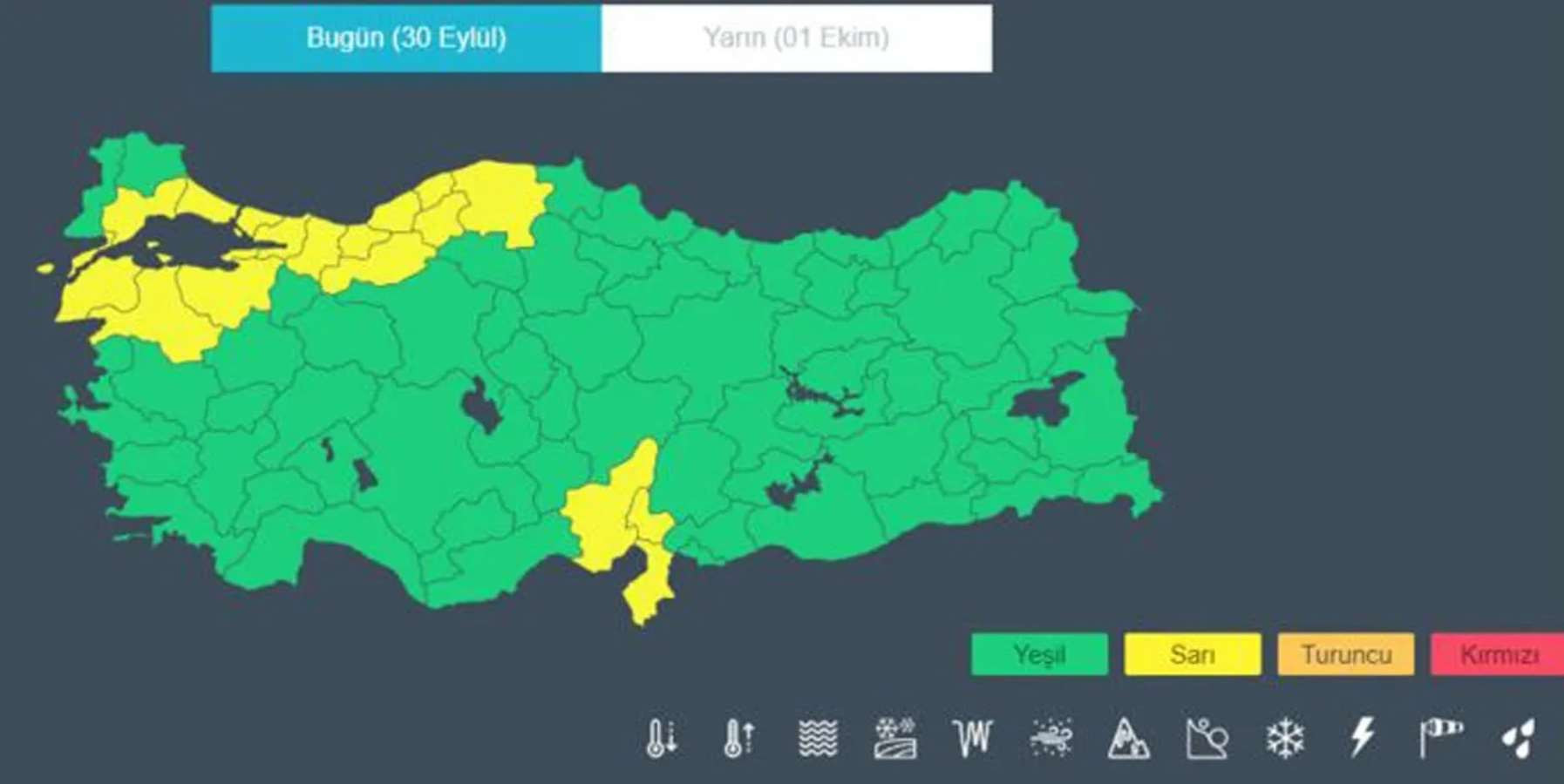 Meteoroloji saat vererek uyardı: Kuvvetli yağış geliyor - Resim : 1