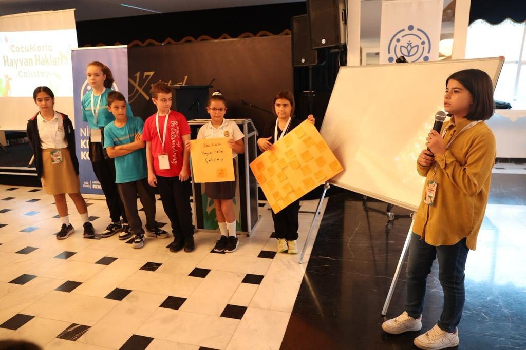 Nilüfer'de çocuklar hayvan hakları için çalıştay düzenledi  - Resim : 2