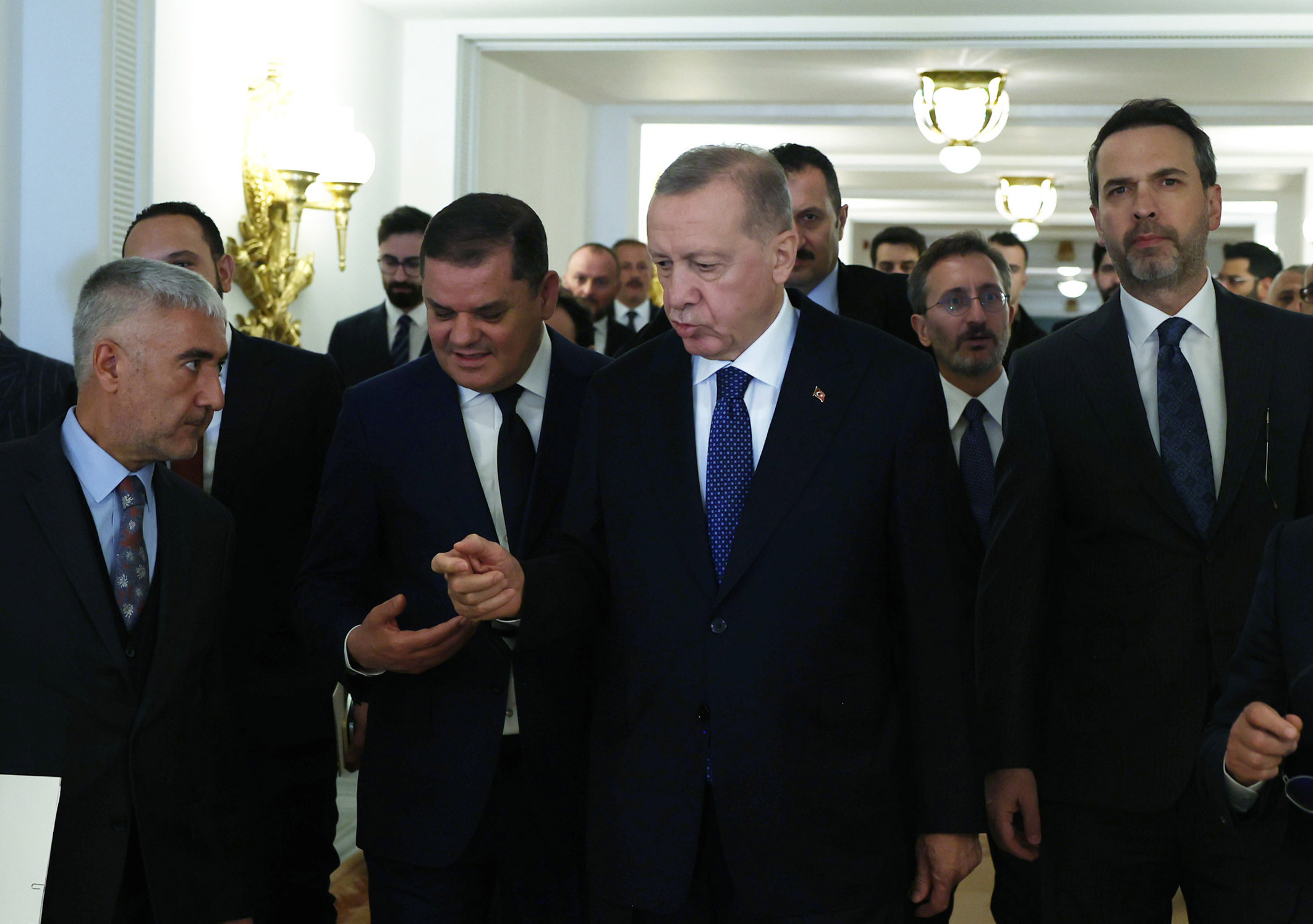 Erdoğan, Libya Başbakanı Dibeybe ile görüştü - Resim : 1