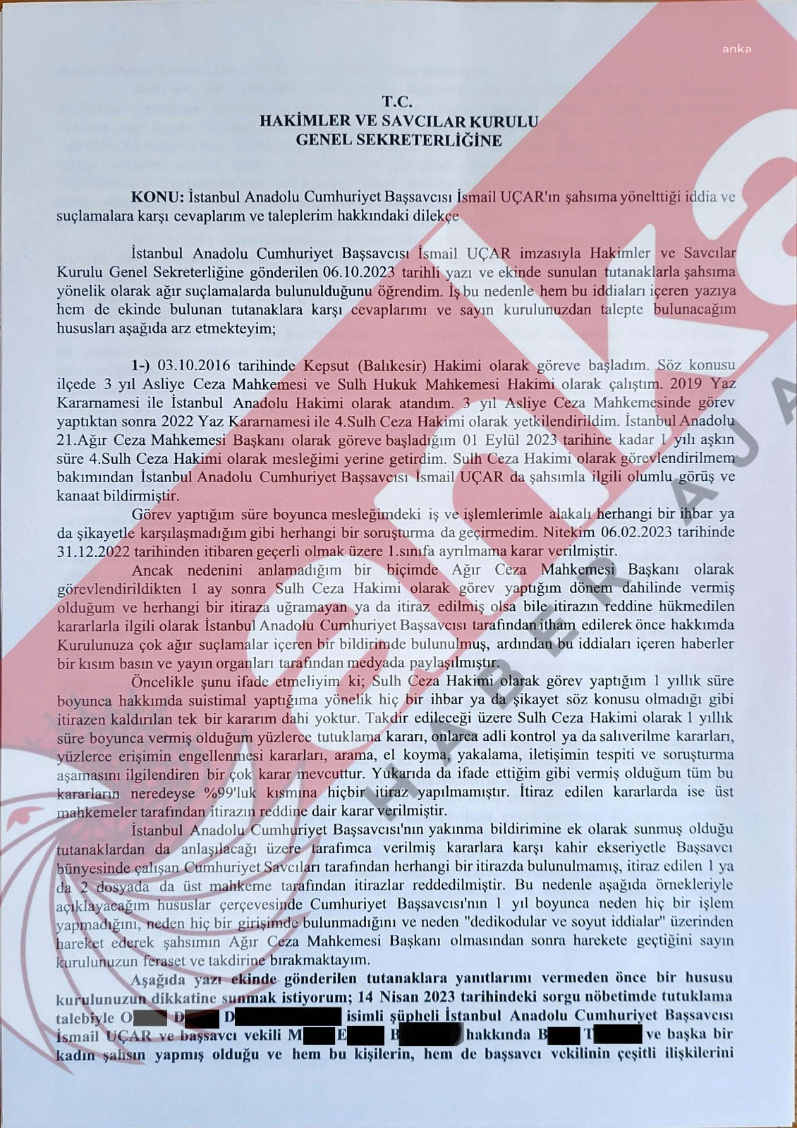 Suçlanan hakimin savunması ortaya çıktı: Başsavcı vekili, avukat ve güzellik uzmanı ile aynı masada rakı içiyordu - Resim : 1