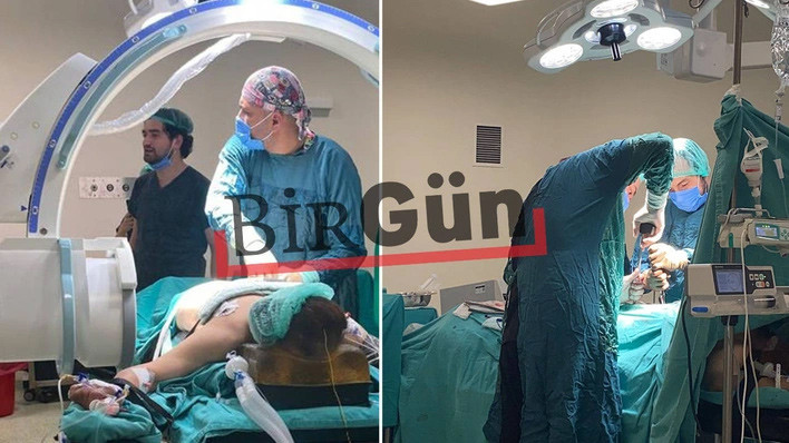 Bozüyük Devlet Hastanesi’nde beyin cerrahı, temizlik görevlisini ameliyata soktu - Resim : 1