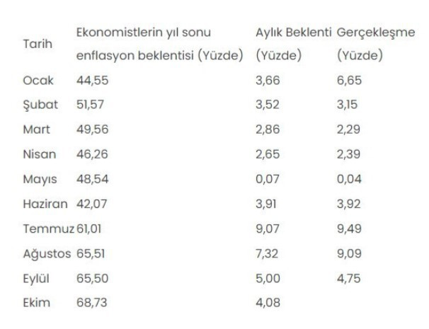 Ekonomistler, ekim ayında enflasyonda rekor artış bekliyor - Resim : 1