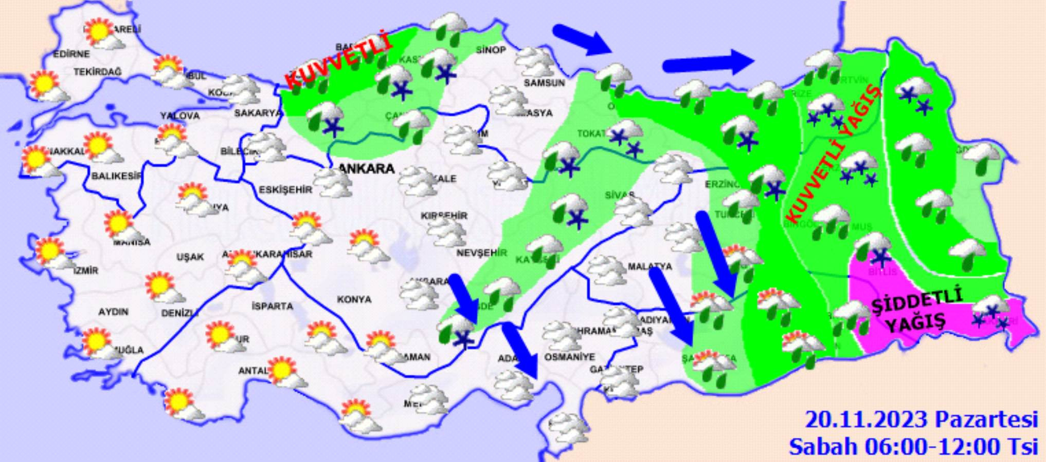 Meteoroloji ve AFAD'dan peş peşe uyarılar geldi - Resim : 1