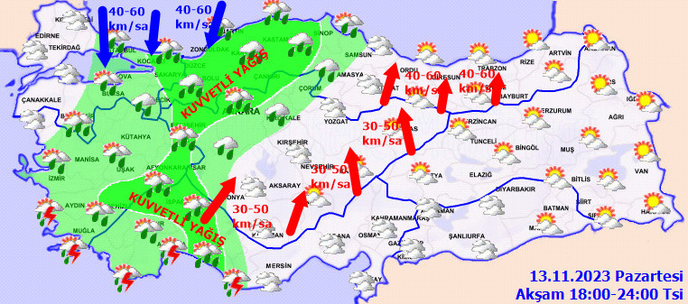 Yağış yüklü kütleler İstanbul ve çevresinde yoğunlaştı: Yağmurun etkisi devam edecek - Resim : 1