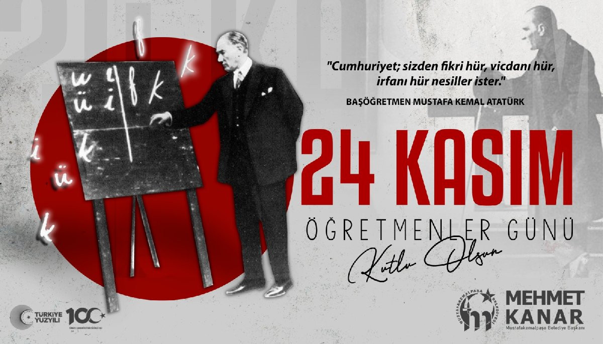 AKP'li belediyenin öğretmenler günü afişi tartışma yarattı - Resim : 1