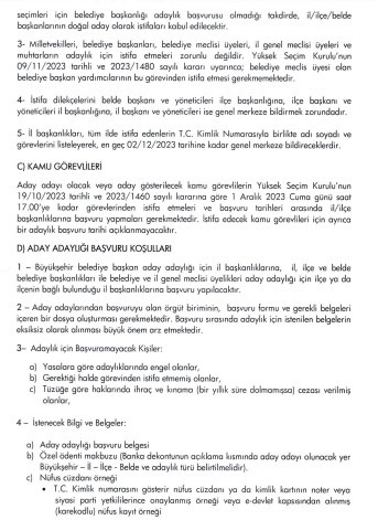 CHP'de belediye başkanlığı aday adaylıkları için başvurular başladı: İşte şartlar... - Resim : 2