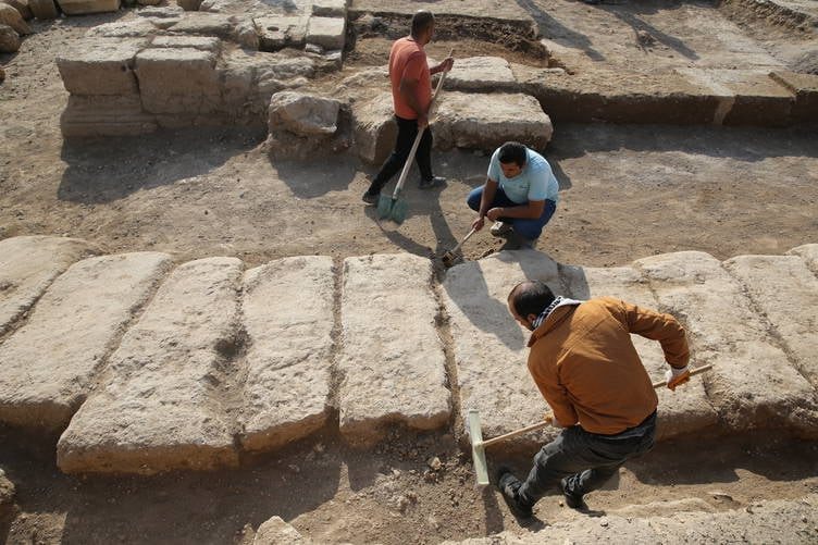 Antik kentte 1500 yıllık içme suyu kanalı bulundu - Resim : 1