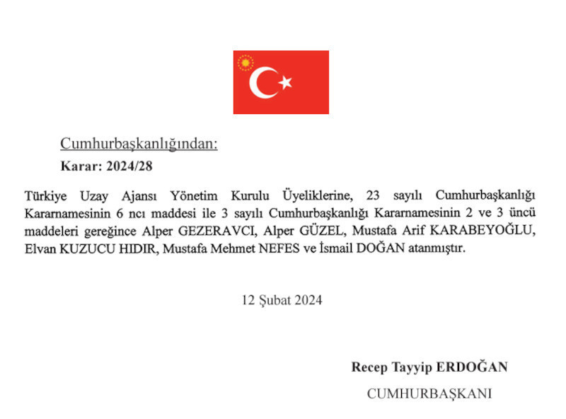 Alper Gezeravcı, Türkiye Uzay Ajansı Yönetim Kurulu üyeliğine atandı - Resim : 1